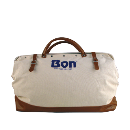 BON TOOL Bon 11-125 Tool Bag, 20" Canvas W/Leather Bottom 11-125